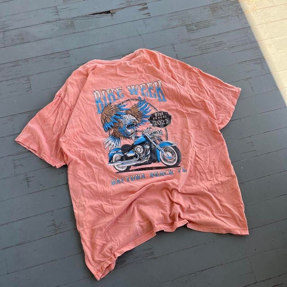 Daytona Bike Week Biker Streetwear Y2K Graphic Tee Shirt